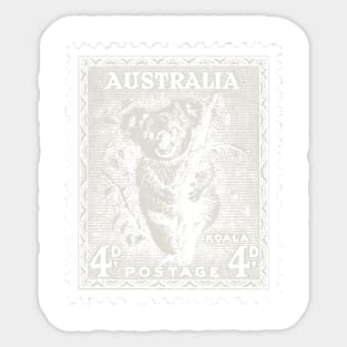 Koala Vintage Australia Stamp Sticker